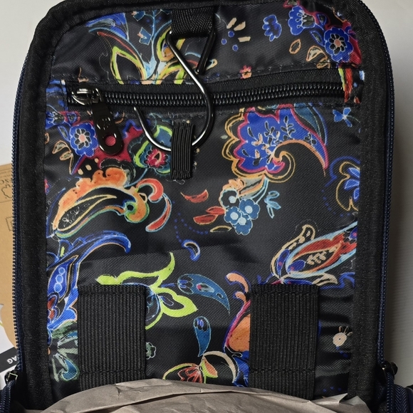 NWT Robert Graham Hanging Toiletry Bag Navy Blue - Picture 8 of 8